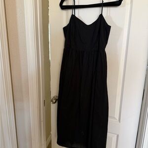 H&M Elegant Black Maxi Dress
